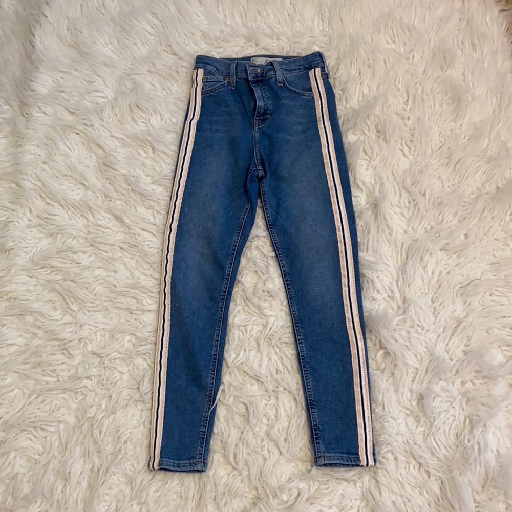 Topshop High Rise Skinny Jeans